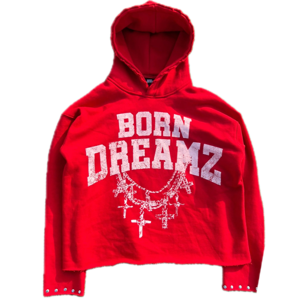 v2 Cross Chain Hoodie Red